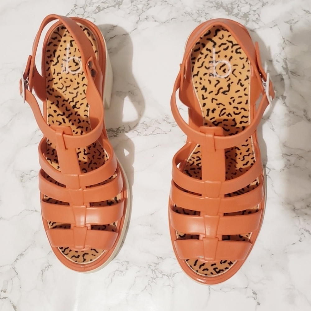 Bakers fall orange jelly platform